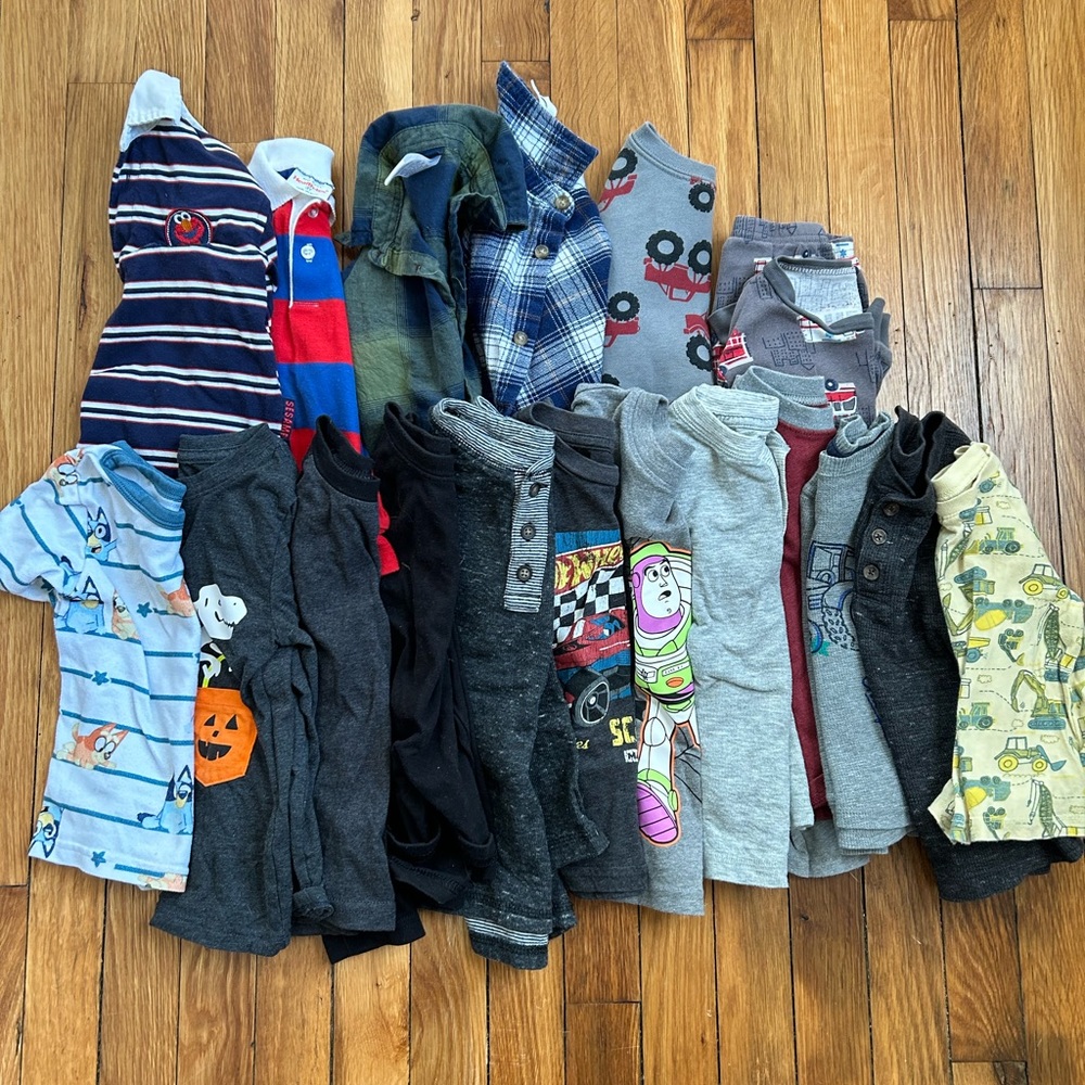 18 piece toddler boy tops